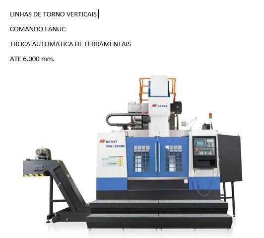 Foto da máquina Torno Vertical Neway VNL